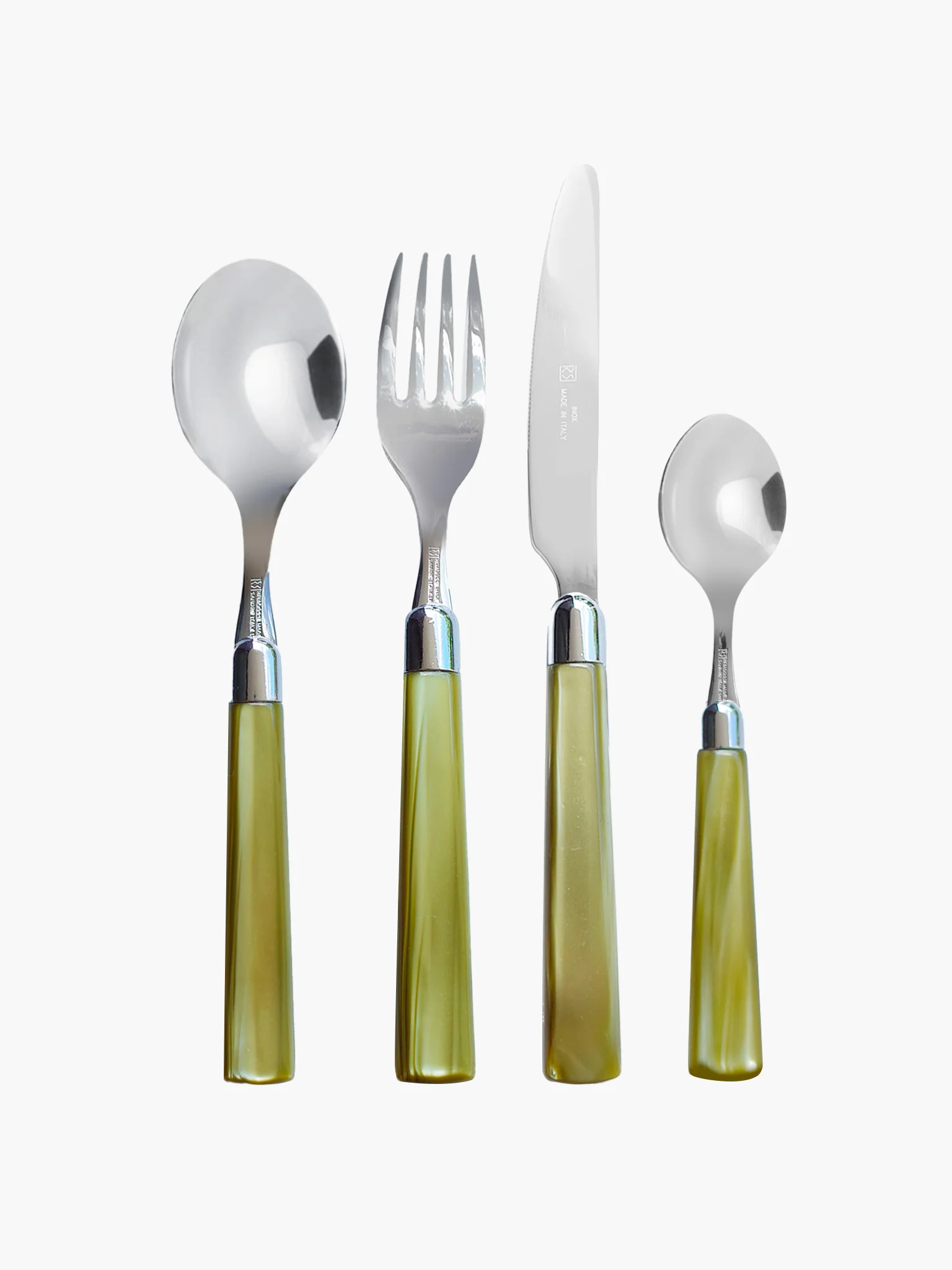 Rivadossi Giada Cutlery - Olive Green