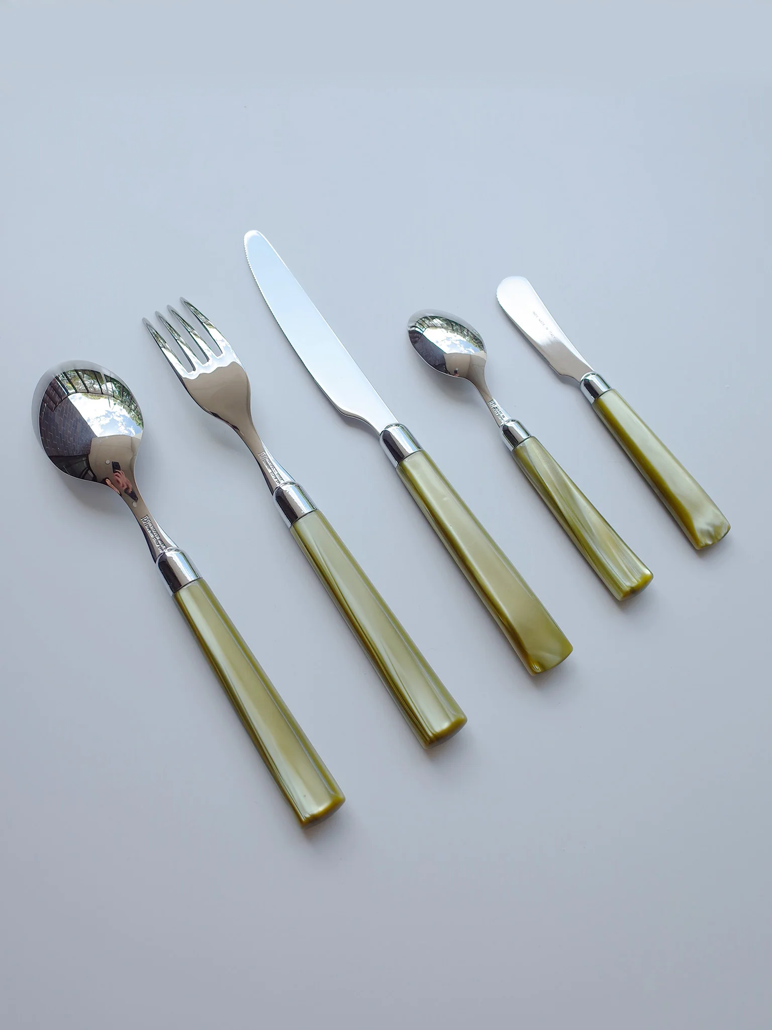 Rivadossi Giada Cutlery - Olive Green - Image 2