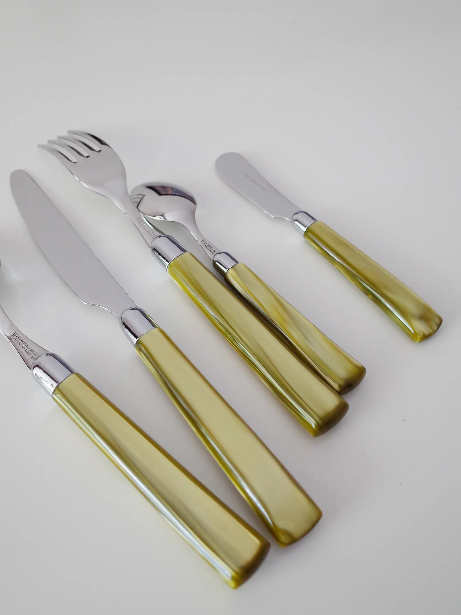 Rivadossi Giada Cutlery - Olive Green - Image 3