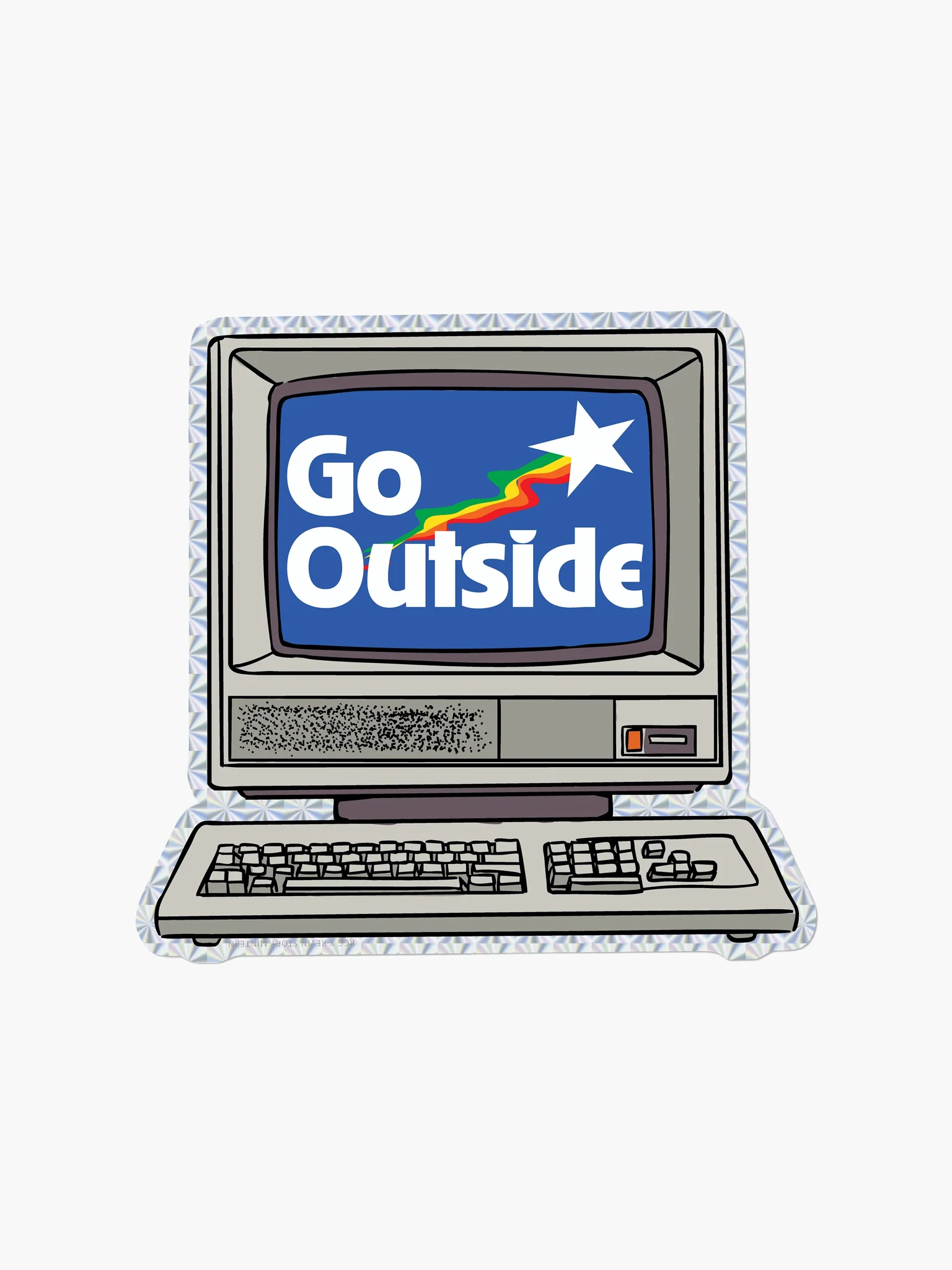 Go Outside Sticker