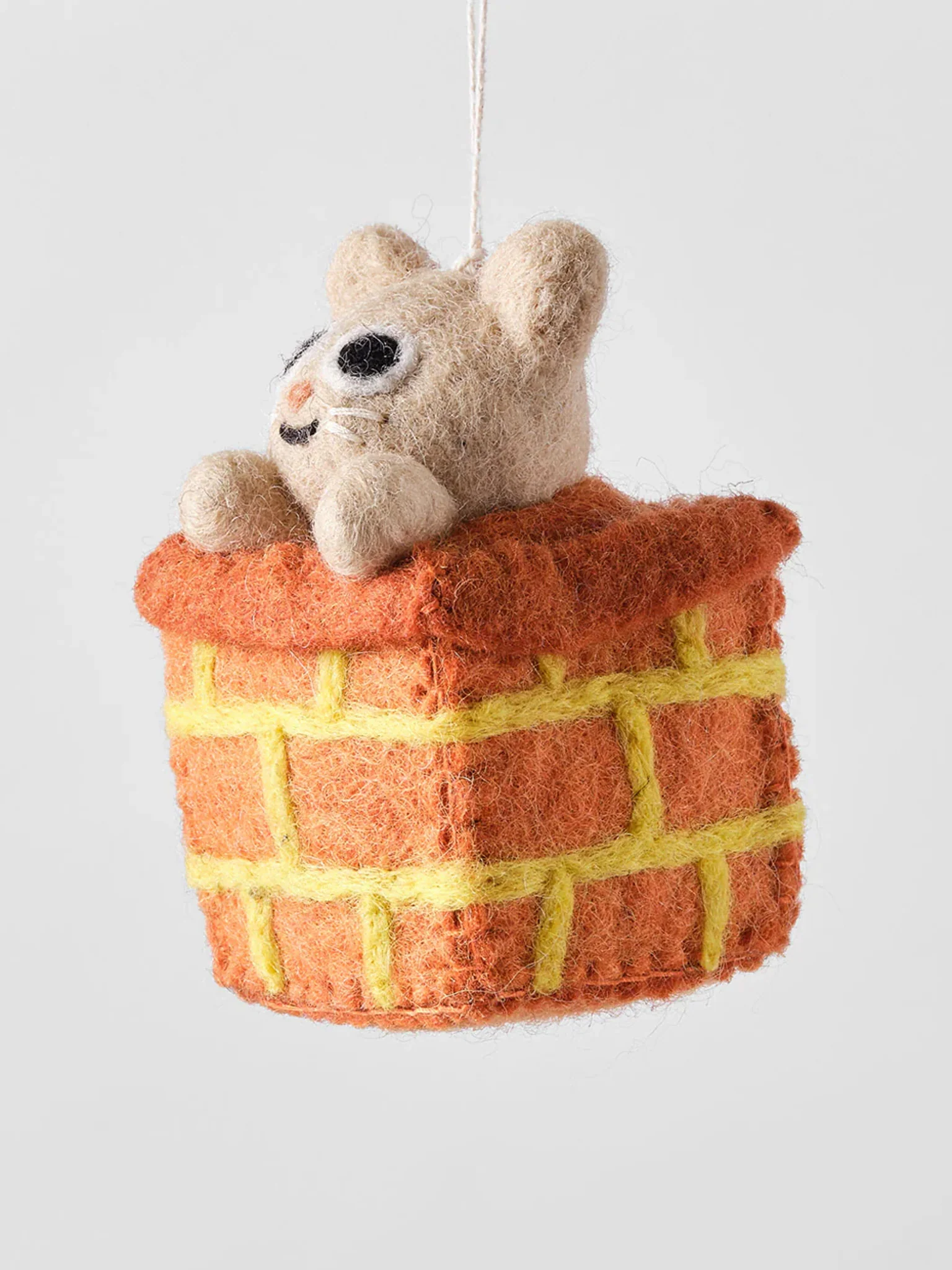 Handmade Felt Ornament - Simbi (Chimney Cat) - Image 2