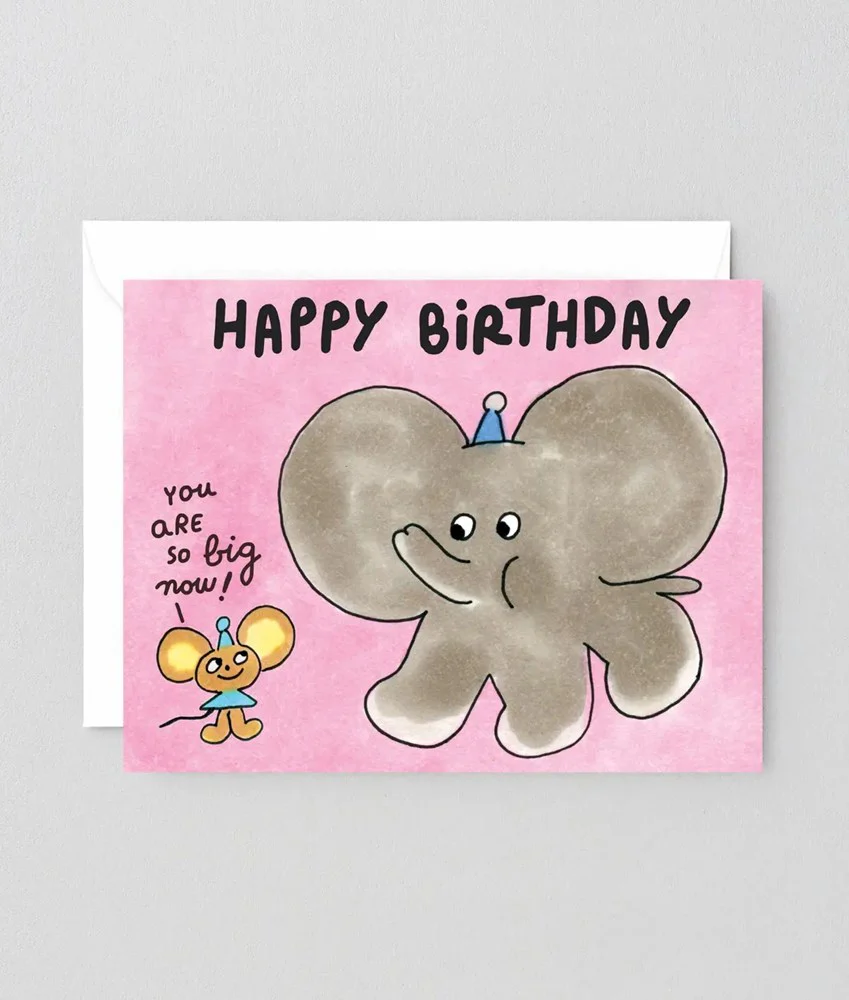 Happy Birthday, You Are So Big Now Card x Maria Ramos