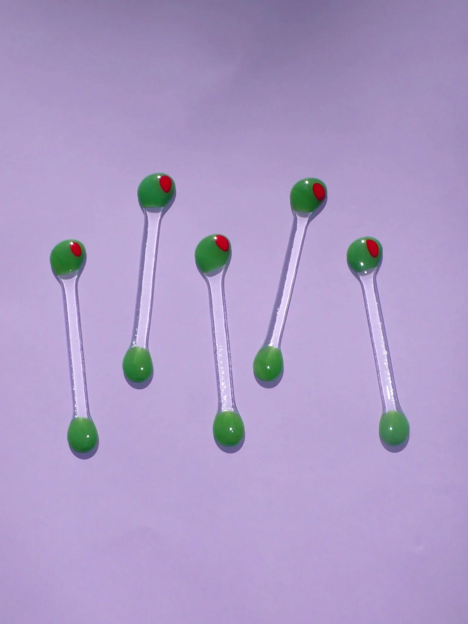 Happy Hour Glass Stirrer - Olive - Image 4