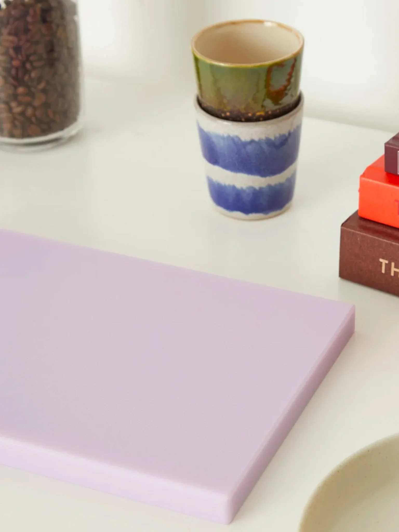 HAY Slice Chopping Board (Medium) - Lavender - Image 4