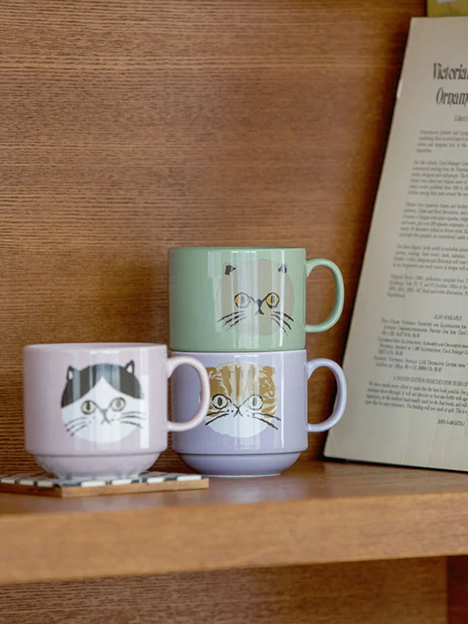 I LOVE CAT! Mug - Lavender - Image 3