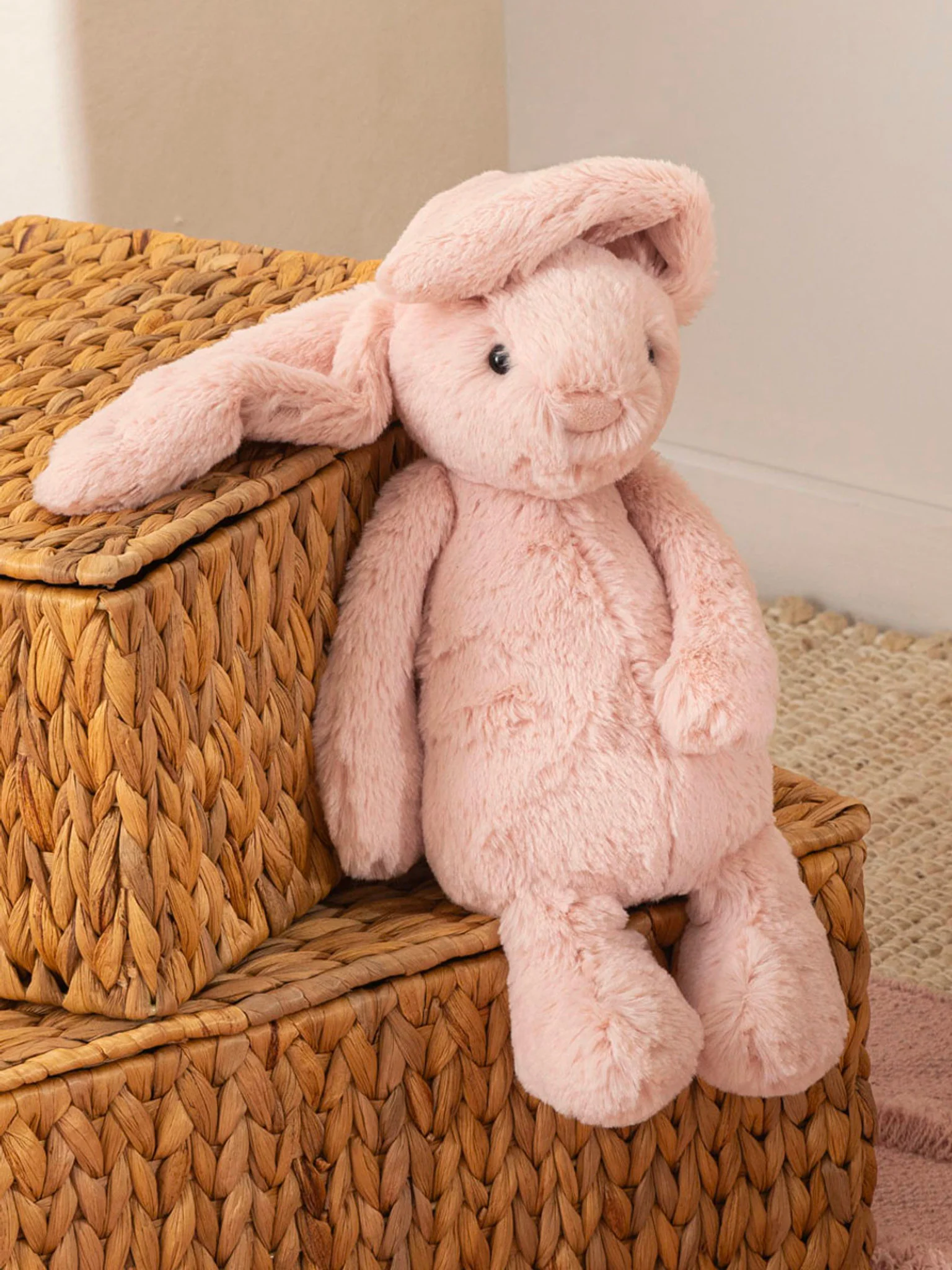 Jellycat Bashful Blush Pink Bunny - Medium - Image 2
