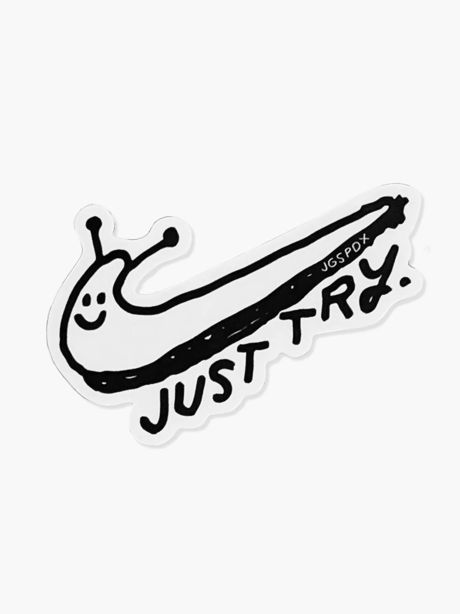 Just Try Slug Sticker
