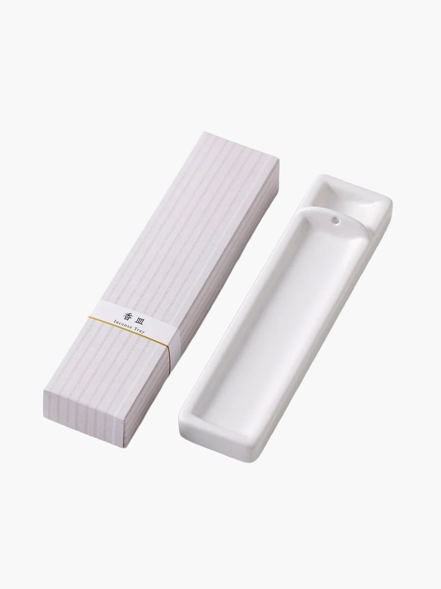 Kousaido Incense Holder - Milk White