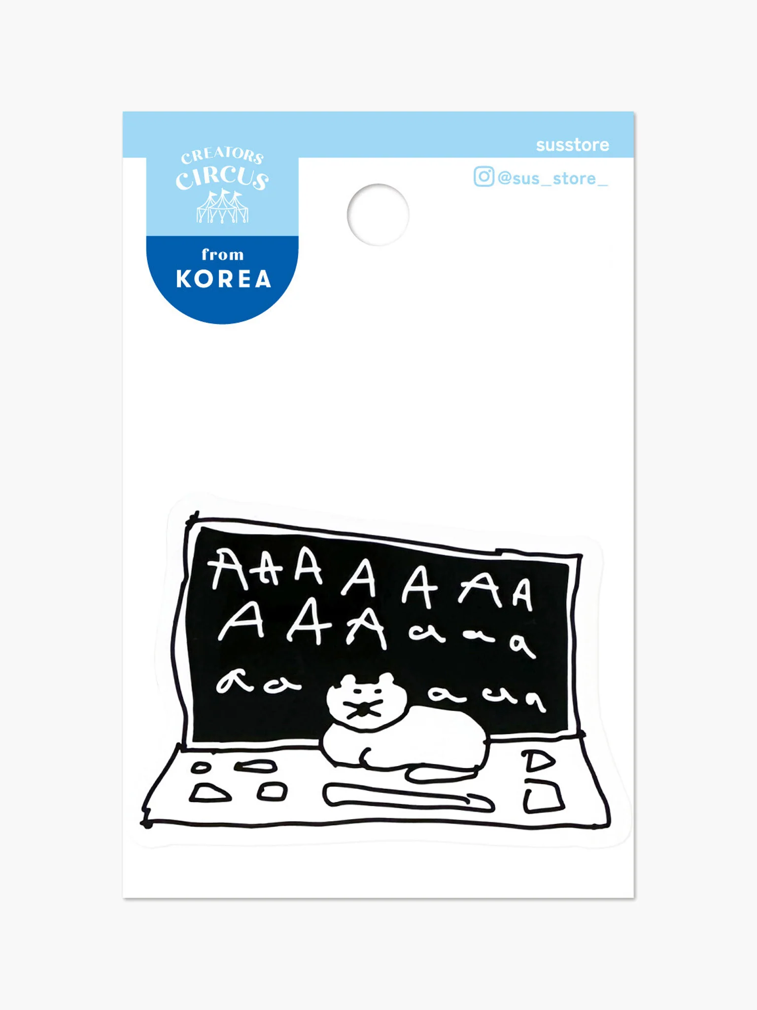 Laptop Cat Sticker - Image 2
