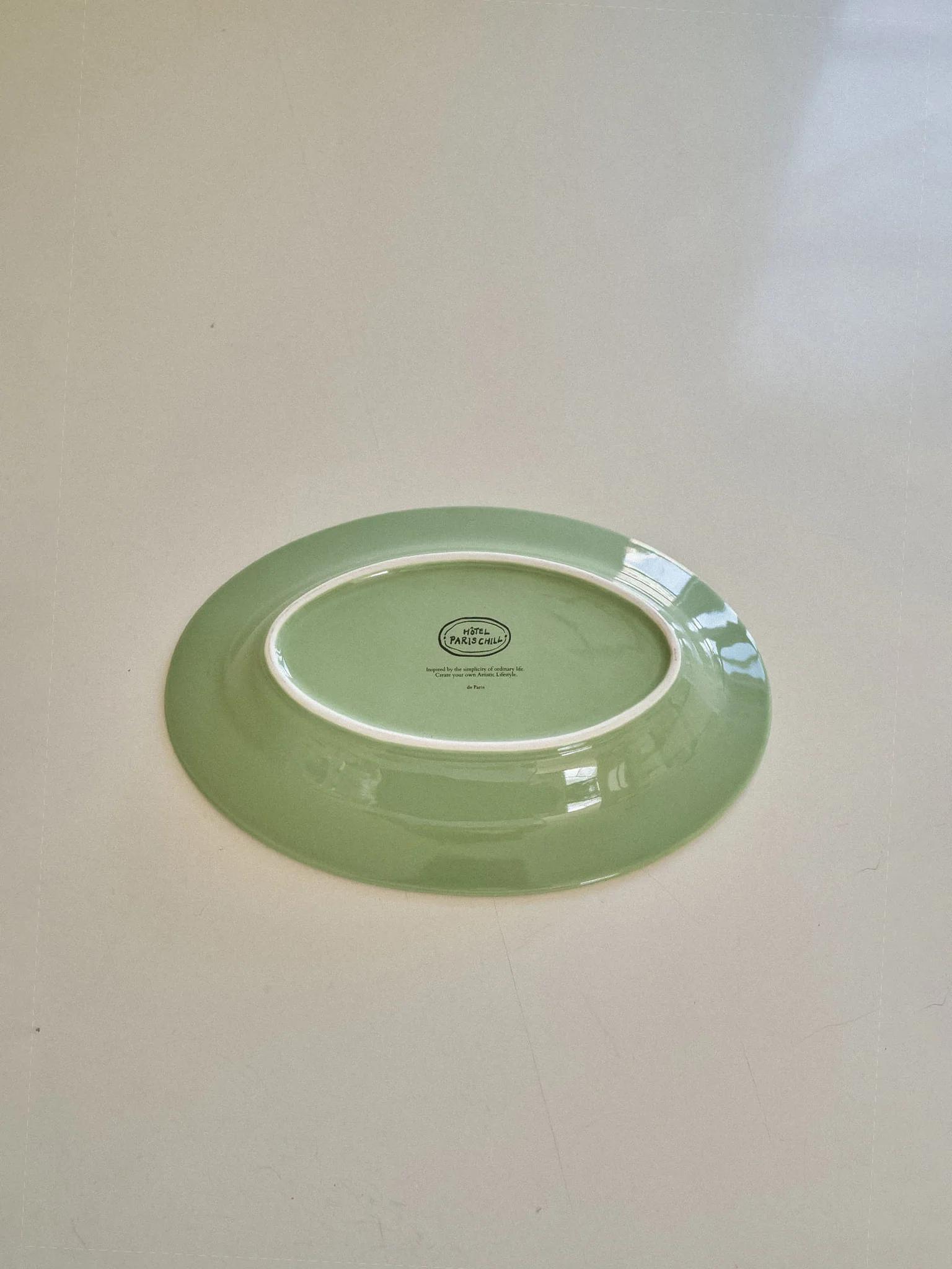 Le Paradis Oval Plate - Olive - Image 2