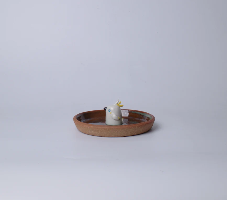 Little Dude Trinket Tray - Cockatoo