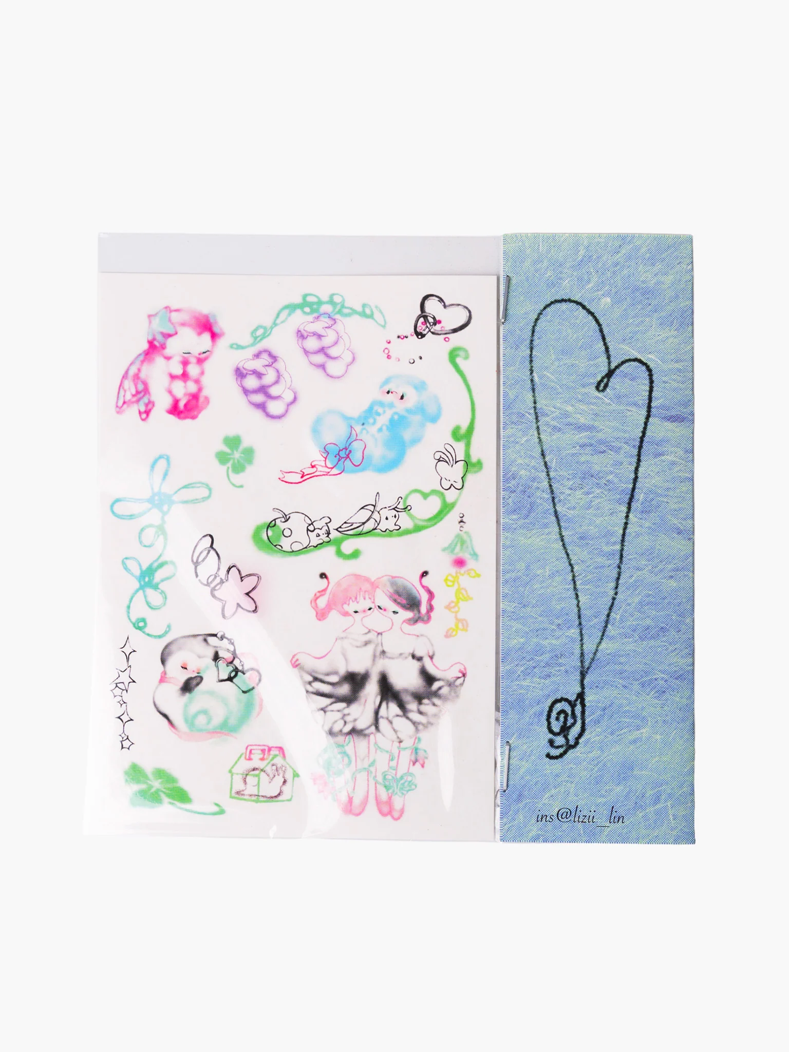 Lizii Lin Temporary Tattoo Sticker Pack 3