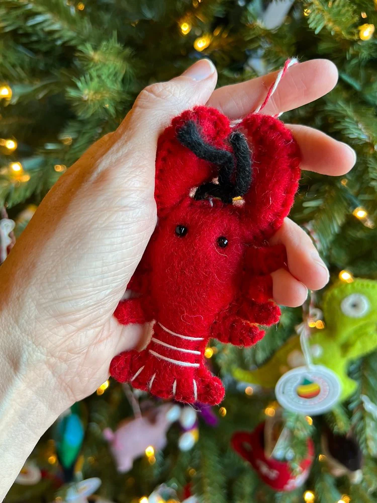 Lobster Felt Ornament - Image 3