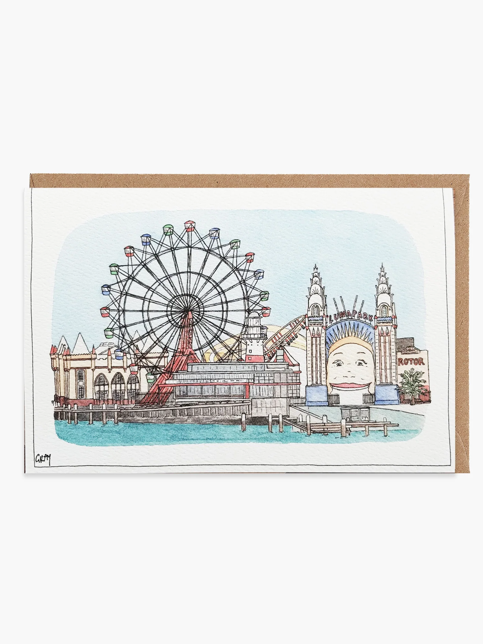 Luna Park Card