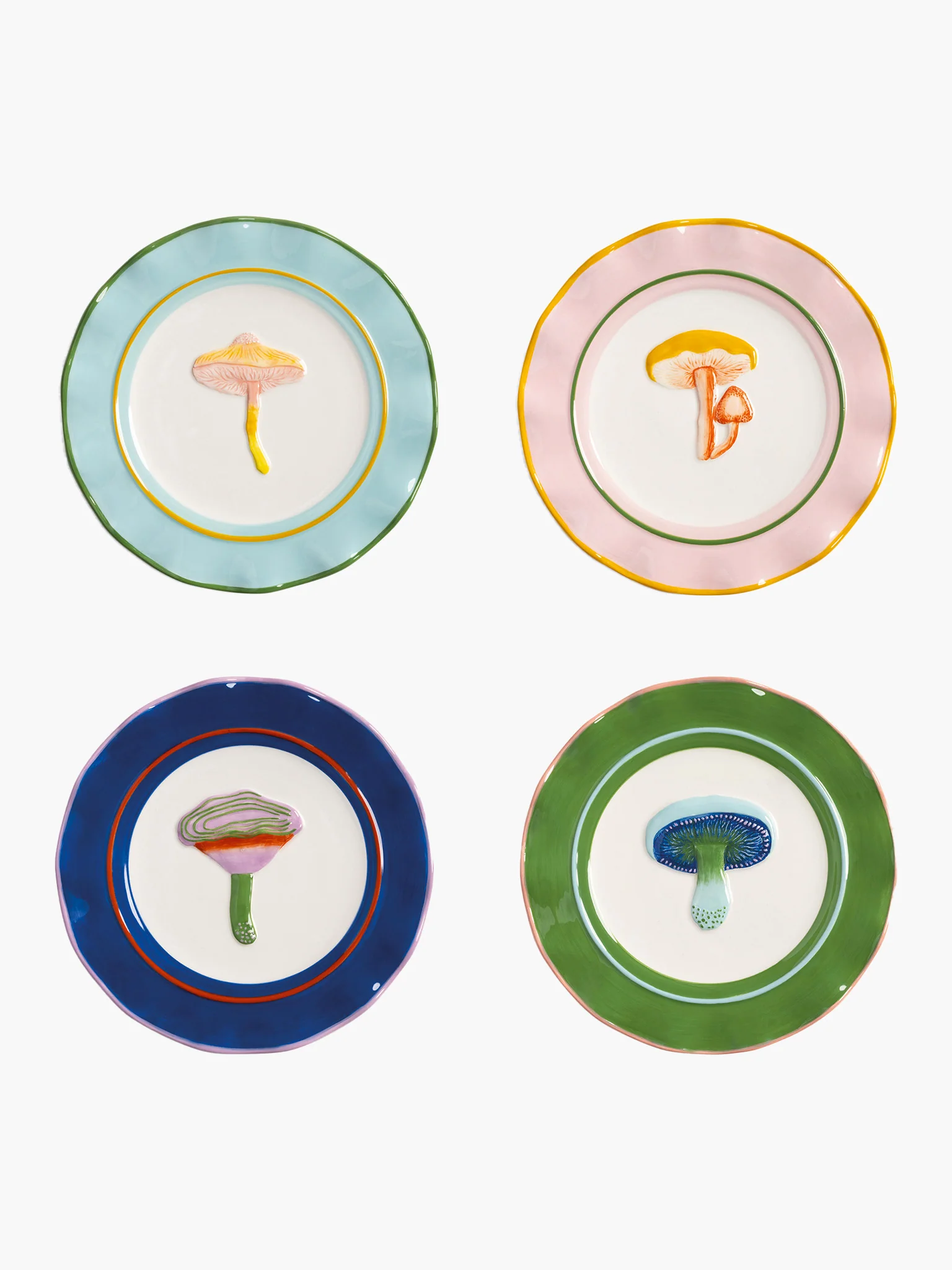 Magical Mushroom Plates (16cm)