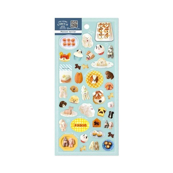 Maison Terrier Sticker Sheet