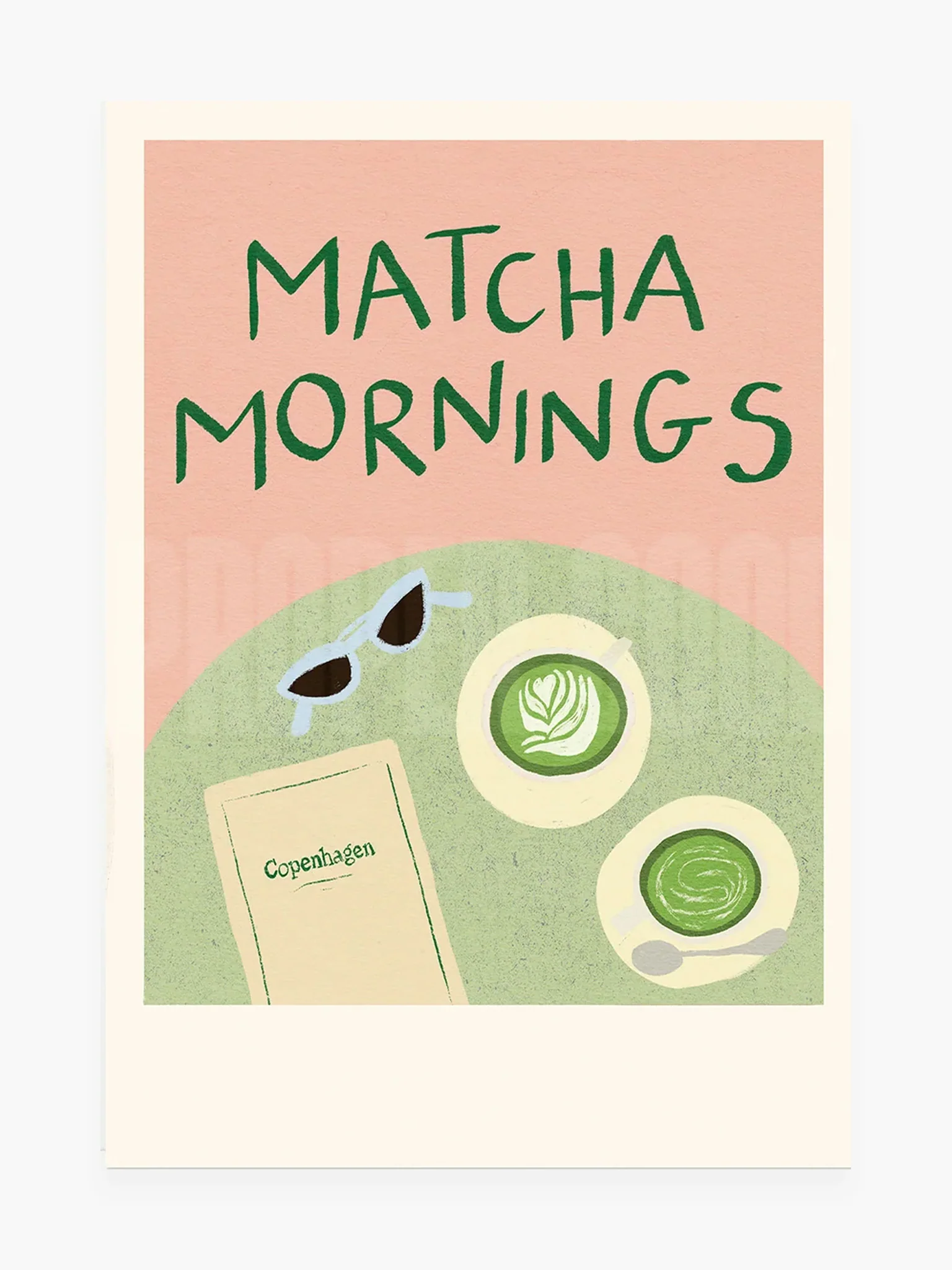 Matcha Mornings Print (A3)