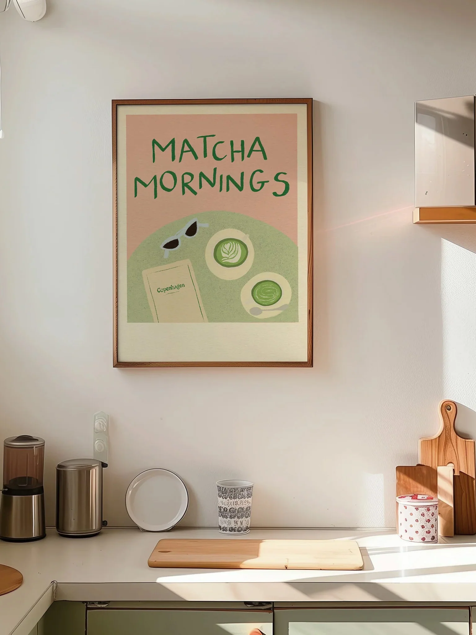 Matcha Mornings Print (A3) - Image 2