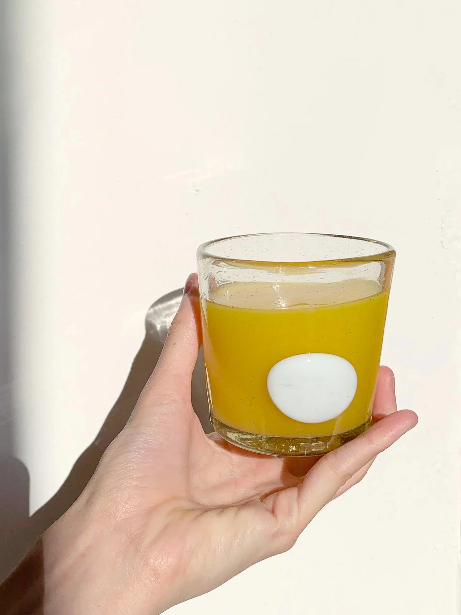 Lunares Glass Medium (240ml) - White - Image 3