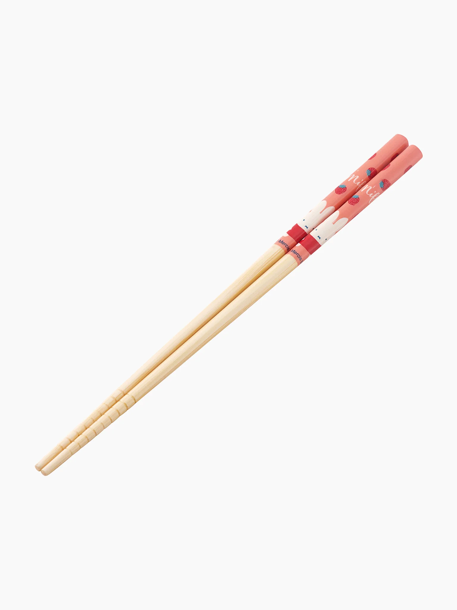Miffy Chopsticks - Strawberry (Red)