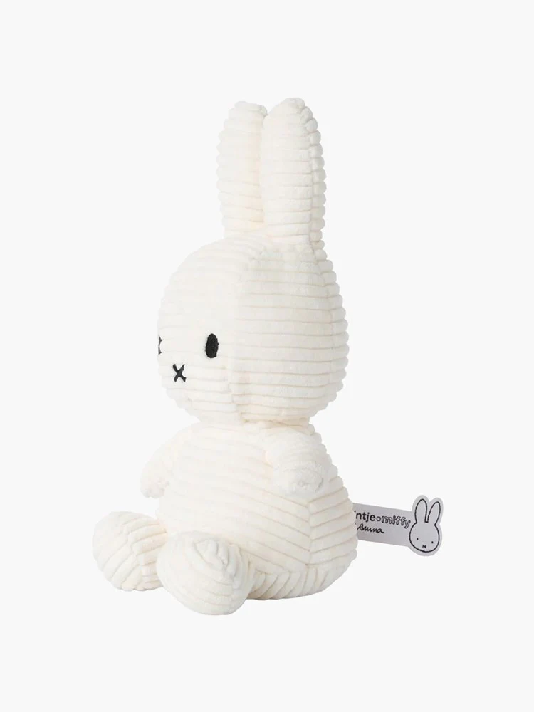 Miffy ECO Corduroy Offwhite Plush (23cm) - Image 2