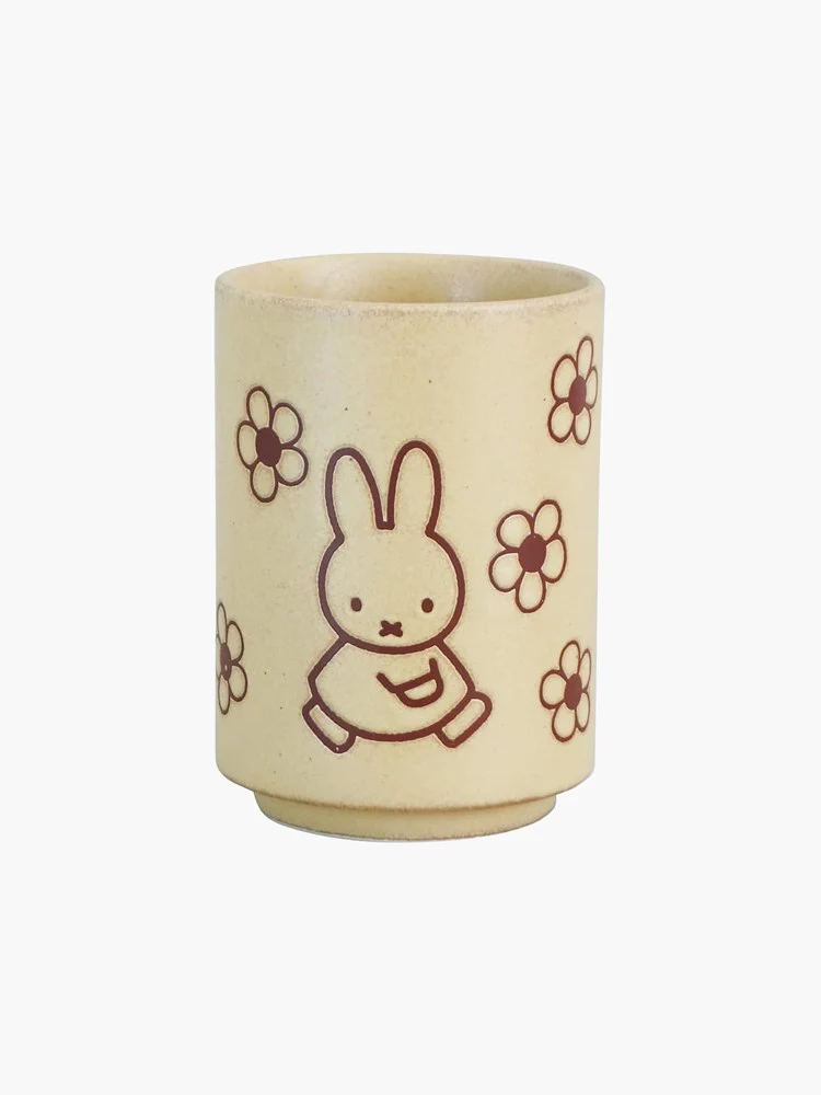 Miffy Flower Teacup - Yellow Beige