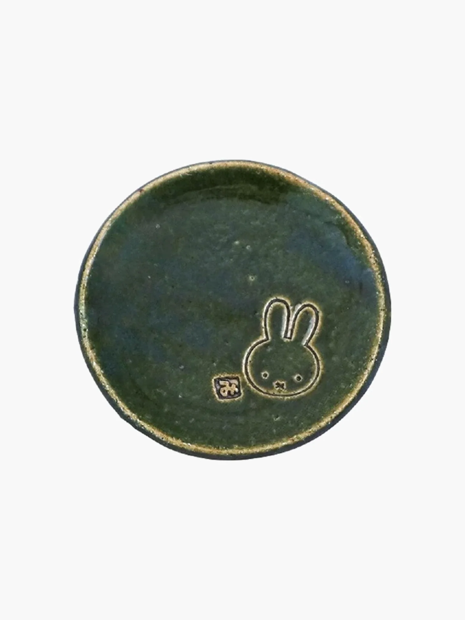 Miffy Minoyaki Dish - Green (9.5cm)
