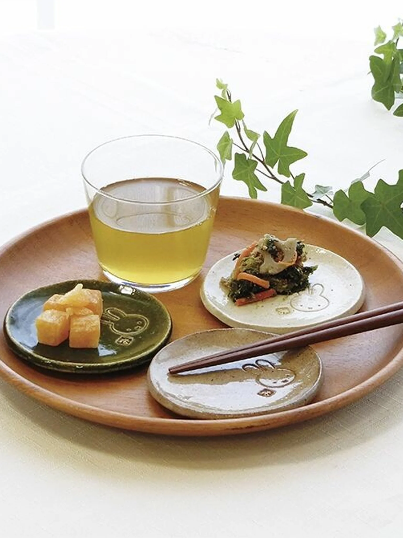 Miffy Minoyaki Dish - Green (9.5cm) - Image 2