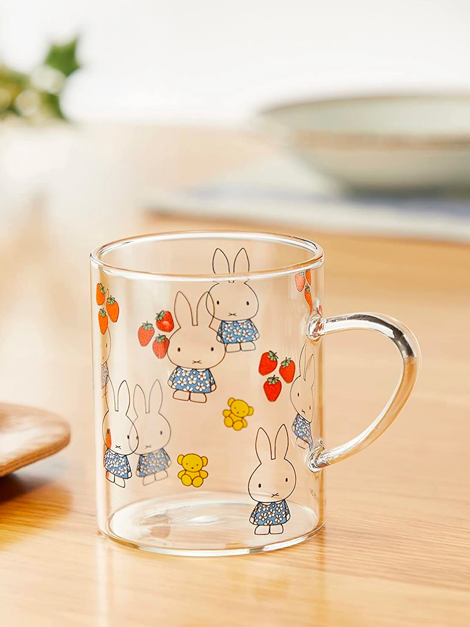 Miffy Glass Mug - Strawberry - Image 2