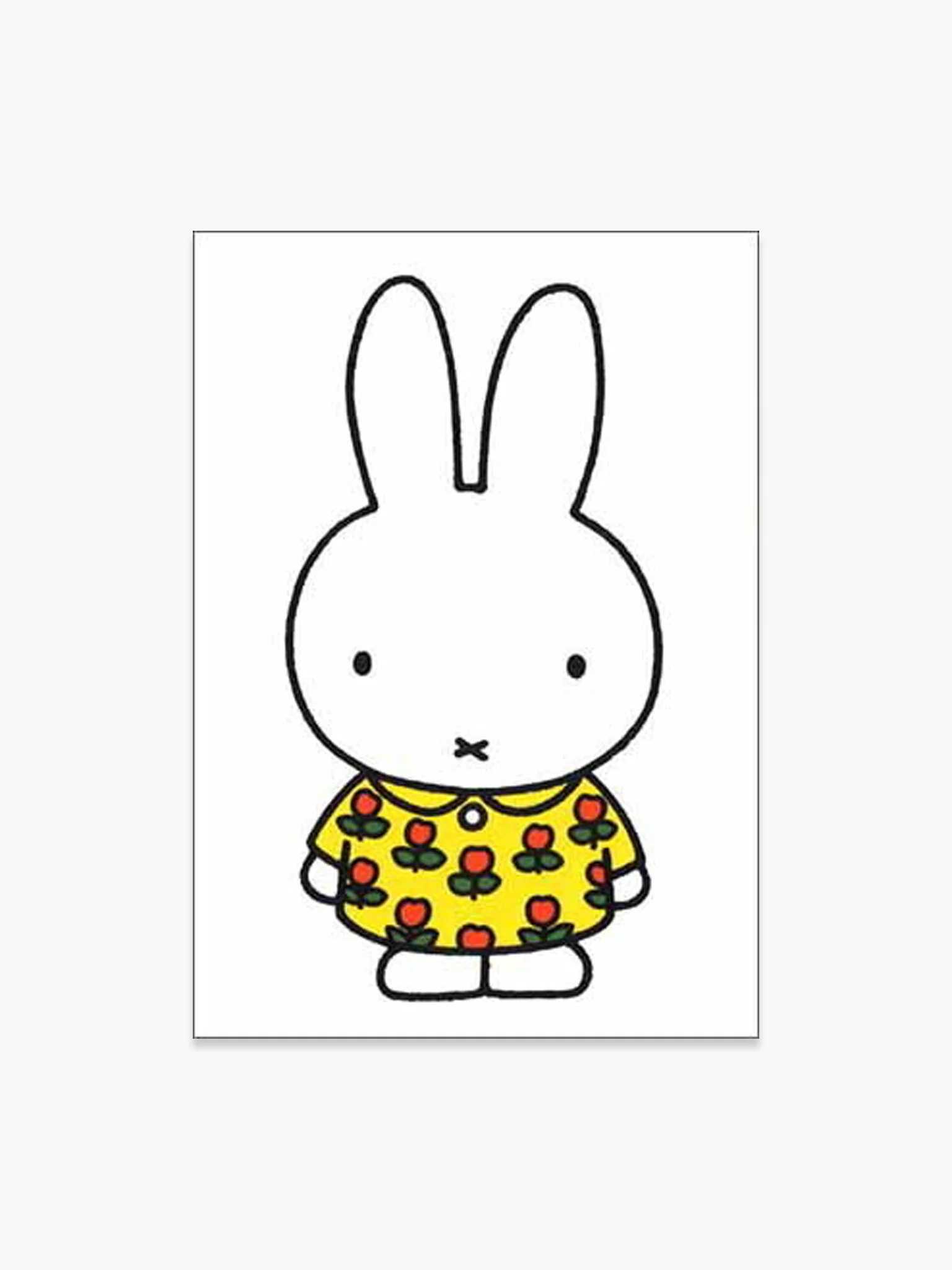 Miffy Postcard - Floral Dress
