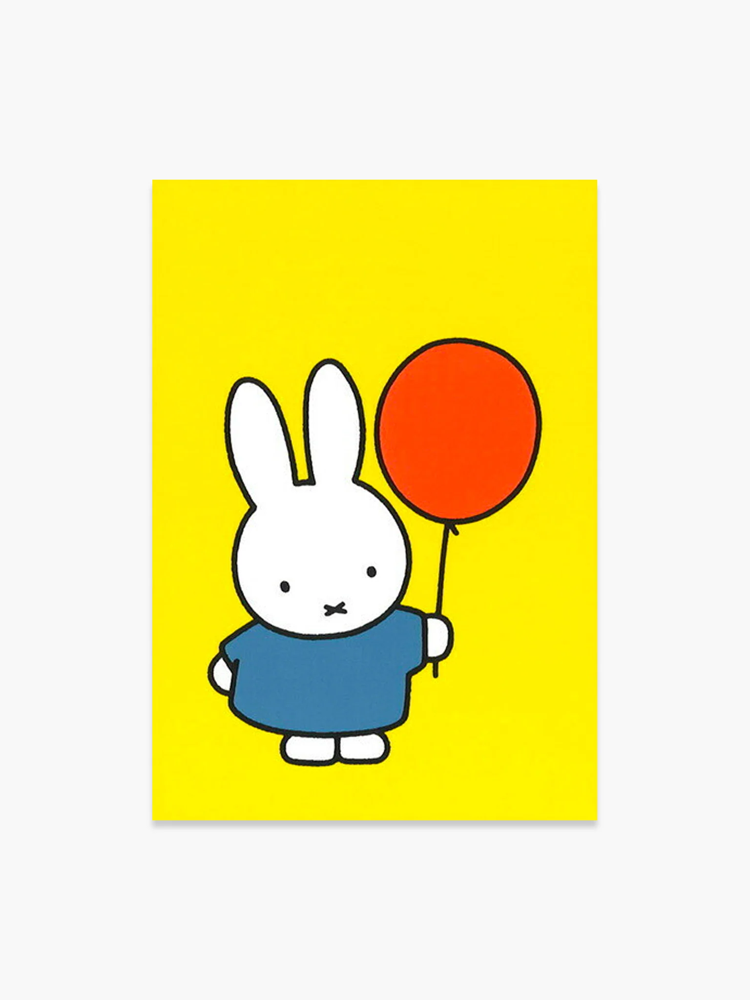 Miffy Postcard - Red Balloon