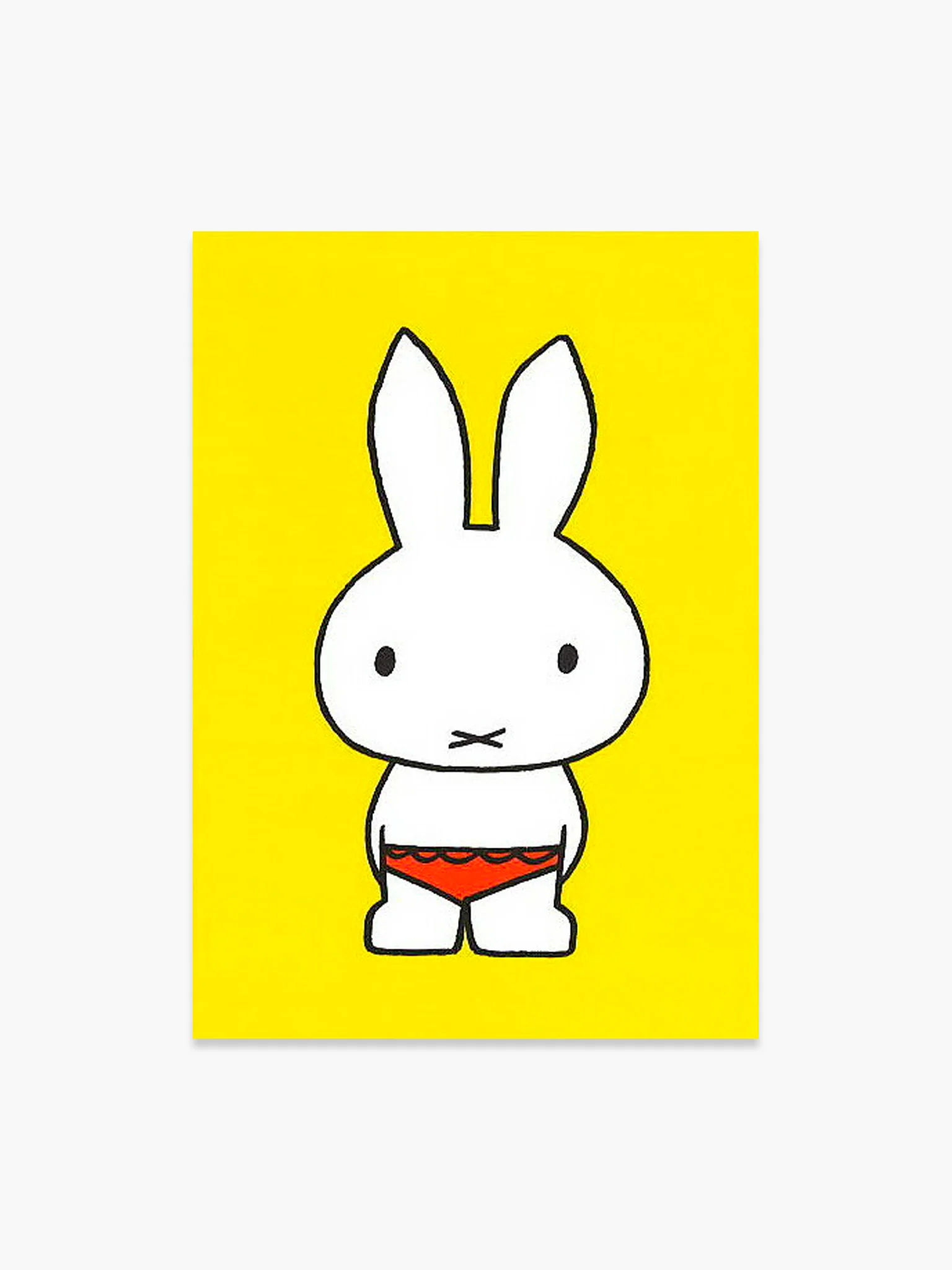 Miffy Postcard - Underwear