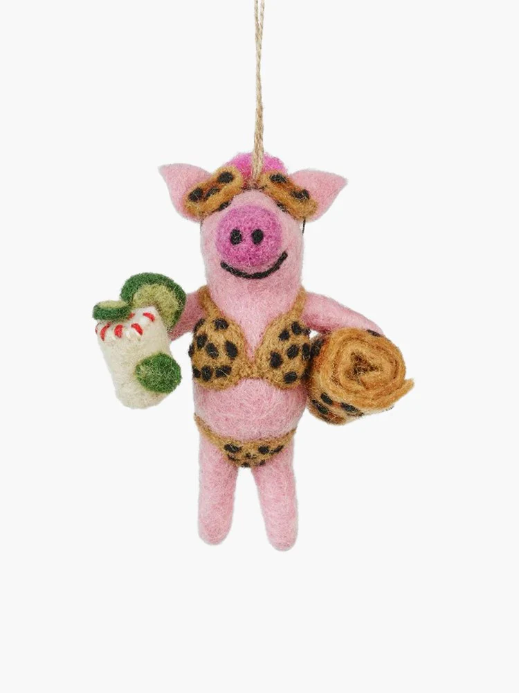 Misses Piggy Ornament