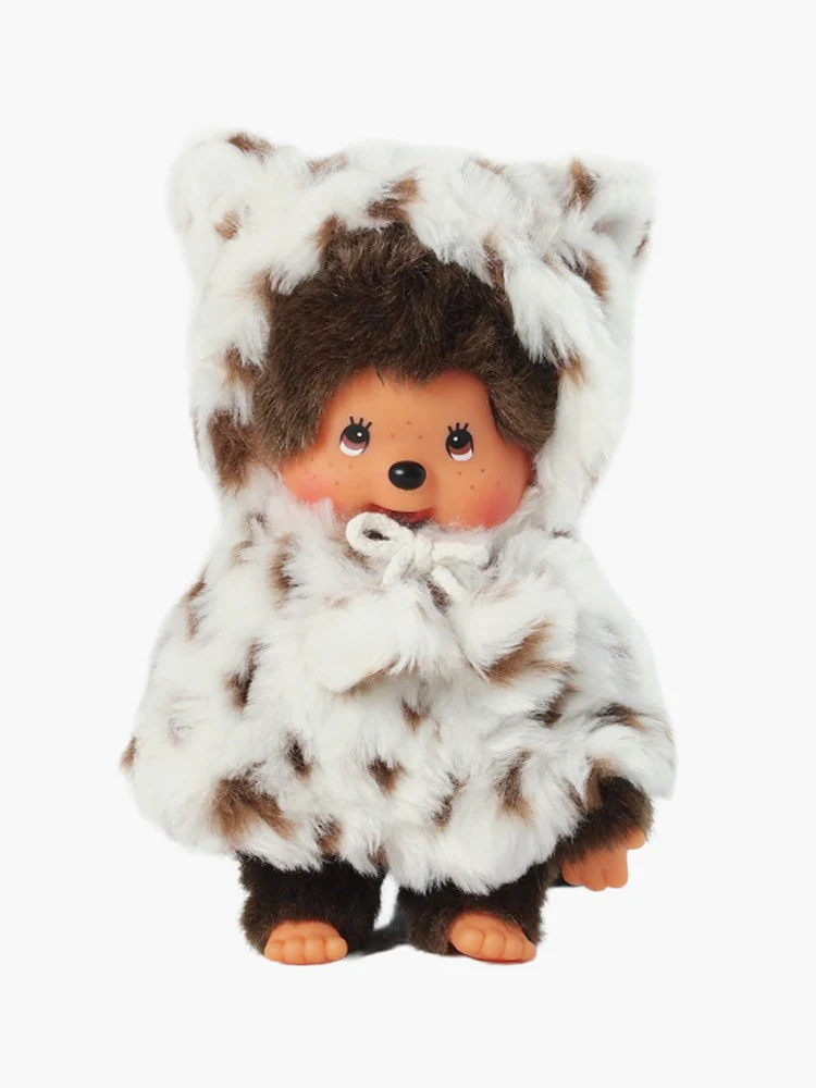 Monchhichi Cat Poncho - White