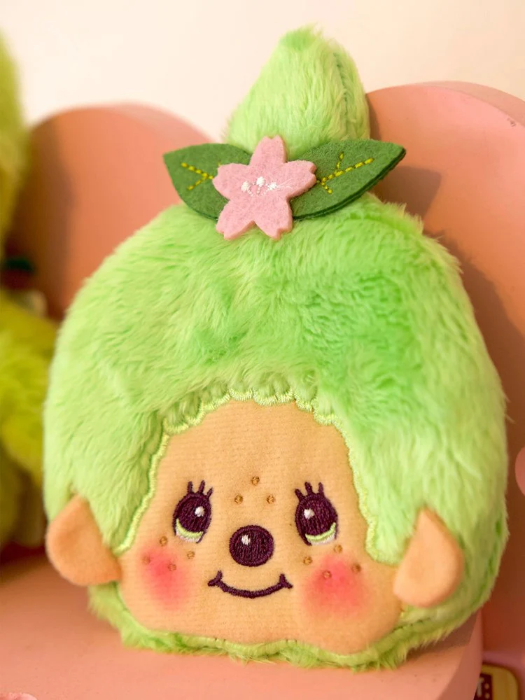 Monchhichi-Chan Gamaguchi Coin Purse - Matcha - Image 2