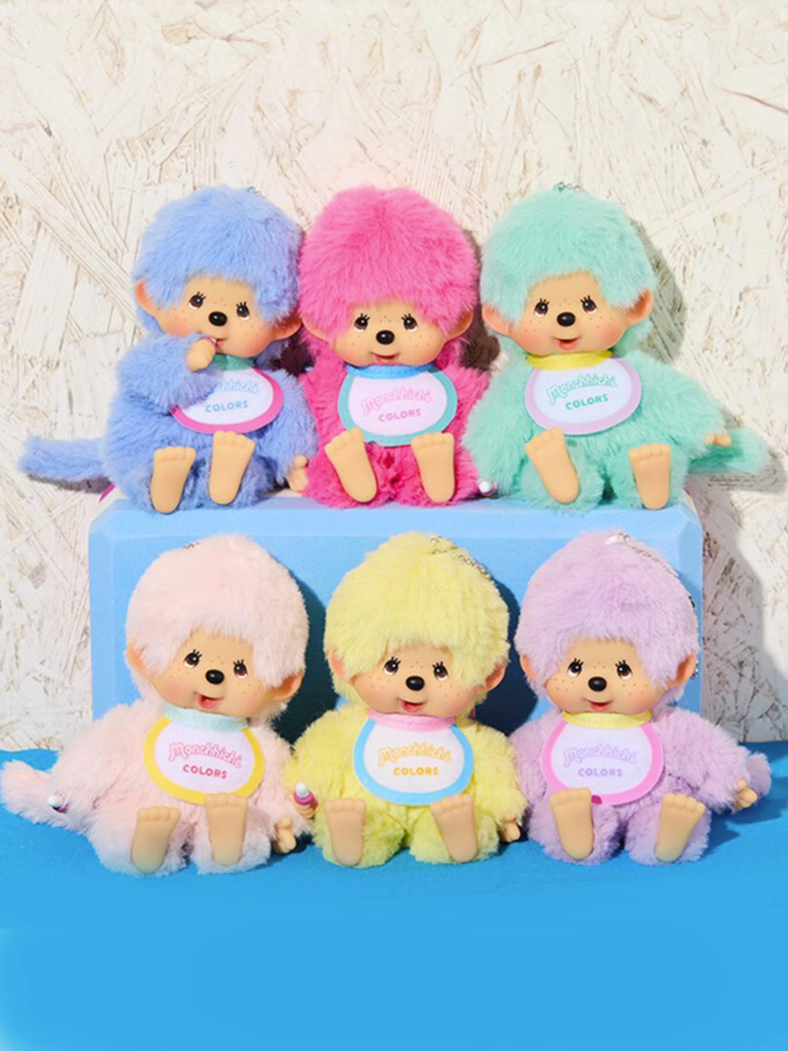 Monchhichi Colours Keychain - Berry Pink - Image 2