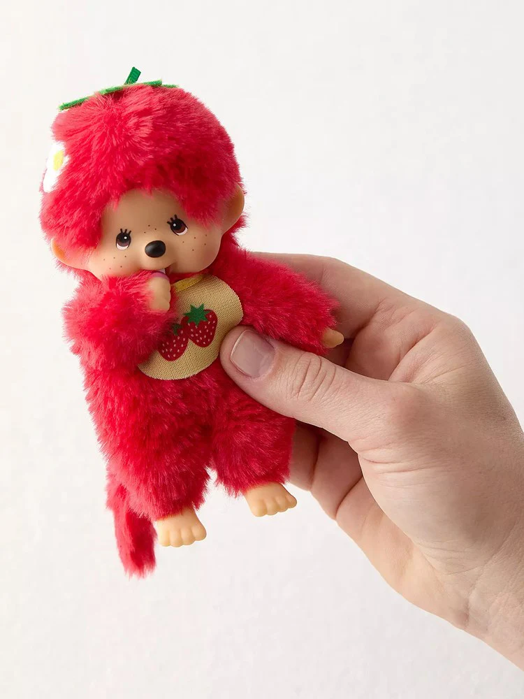 Monchhichi Fruit Colour - Strawberry Red - Image 2