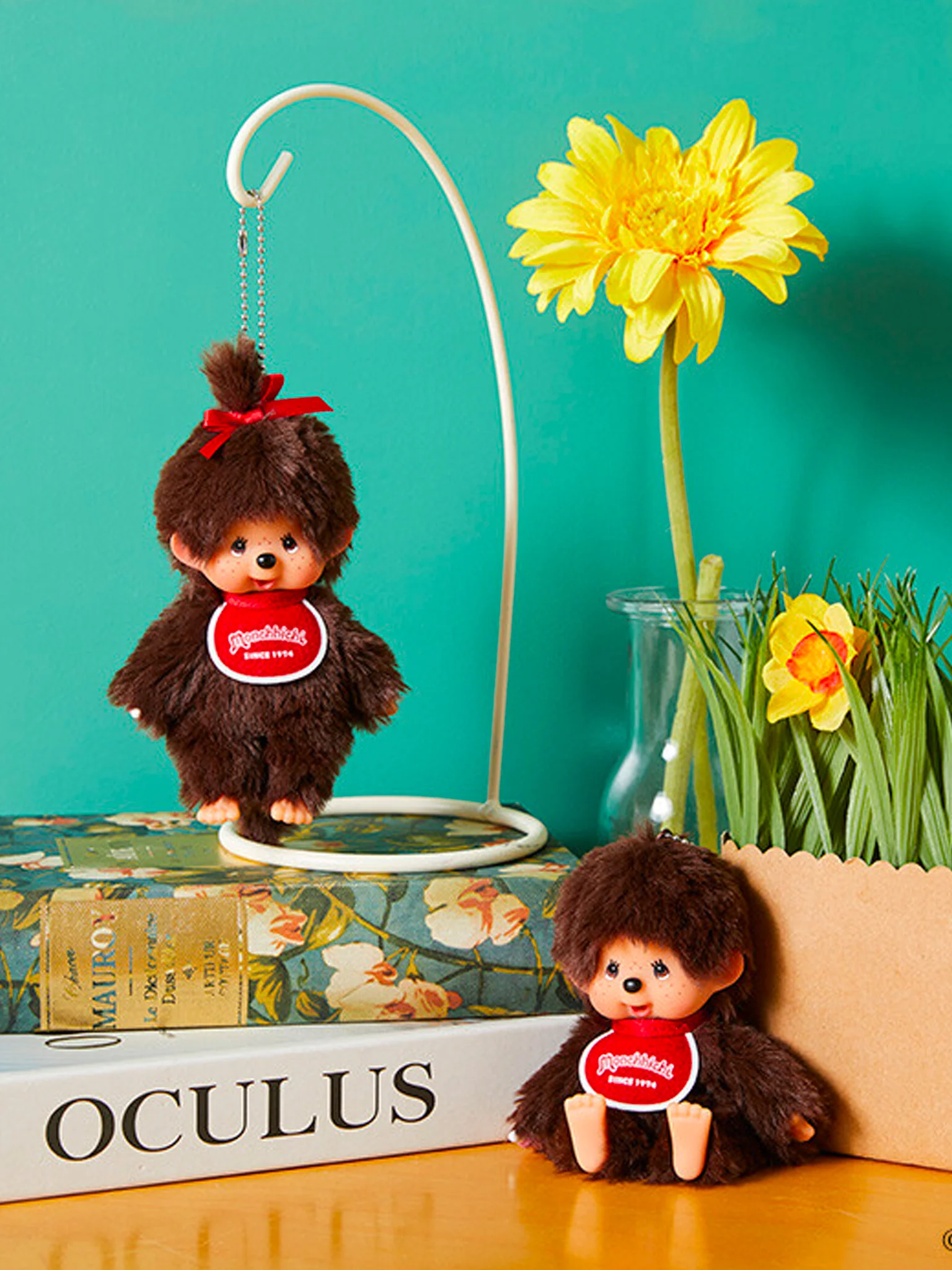 Monchhichi Keychain Boy - Brown - Image 2