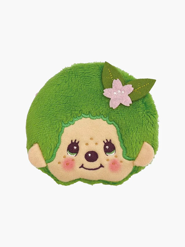 Monchhichi-Kun Gamaguchi Coin Purse - Matcha
