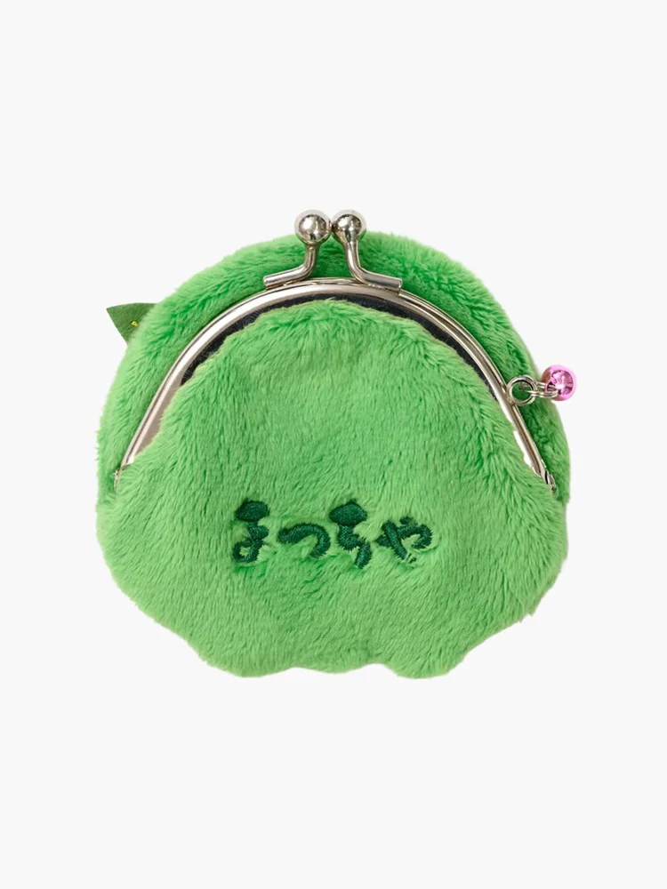 Monchhichi-Kun Gamaguchi Coin Purse - Matcha - Image 2