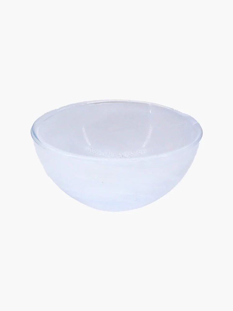 Murano Iris Glass Bowl (16cm) - White
