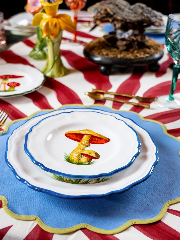 Mushroom Scalloped Plate - Caesar (21cm) - Image 2