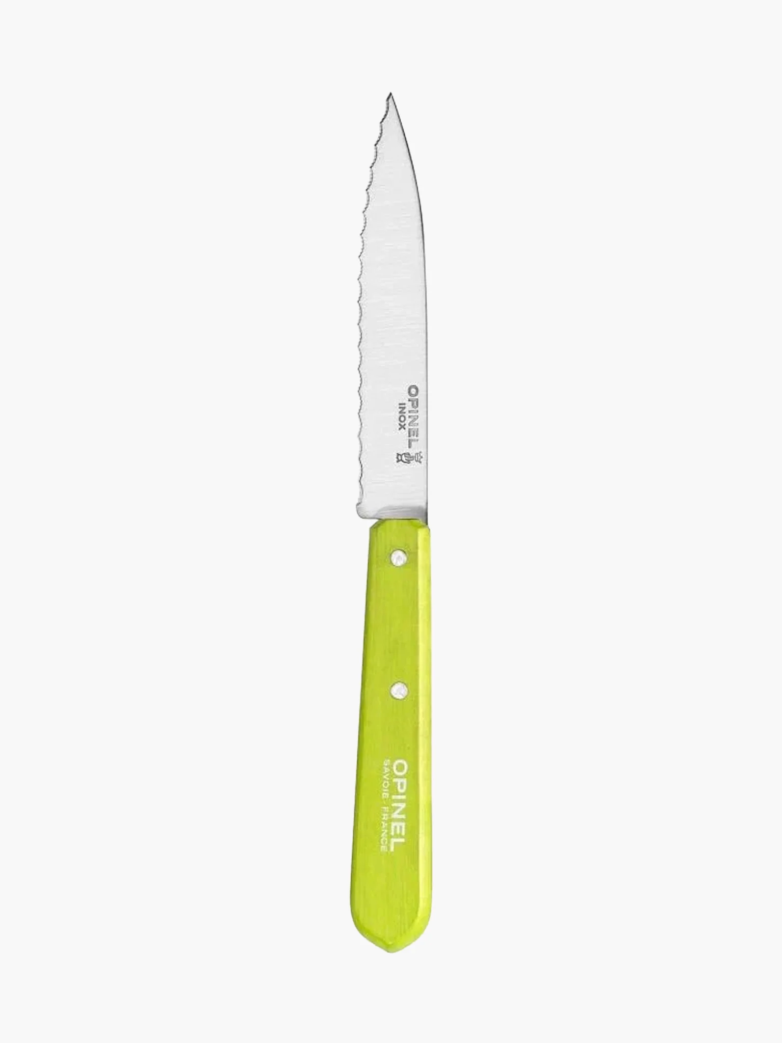 N°113 Serrated Knife (10cm) - Apple Green
