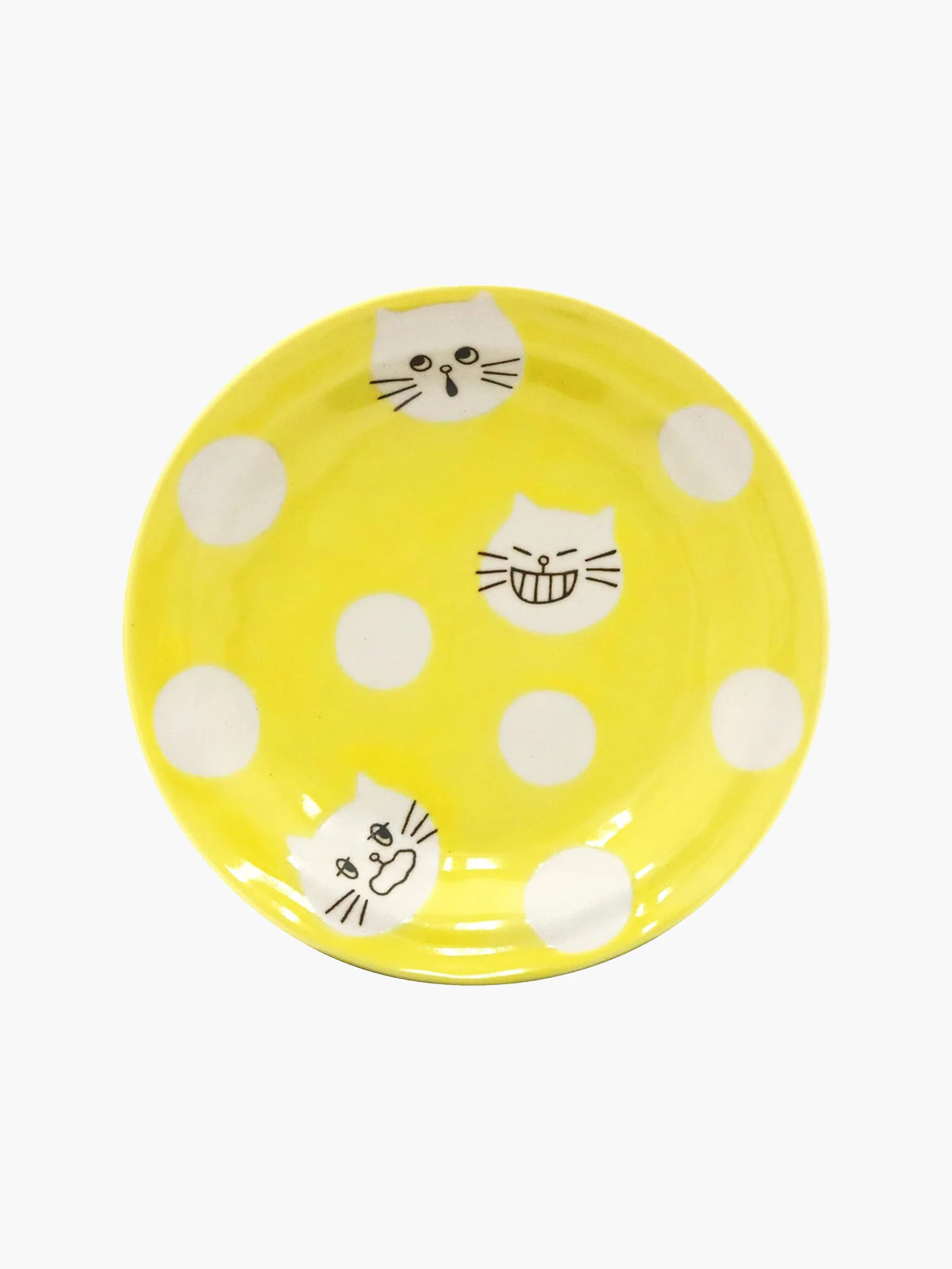 Nekomaruke Shiromaru Plate - 16cm
