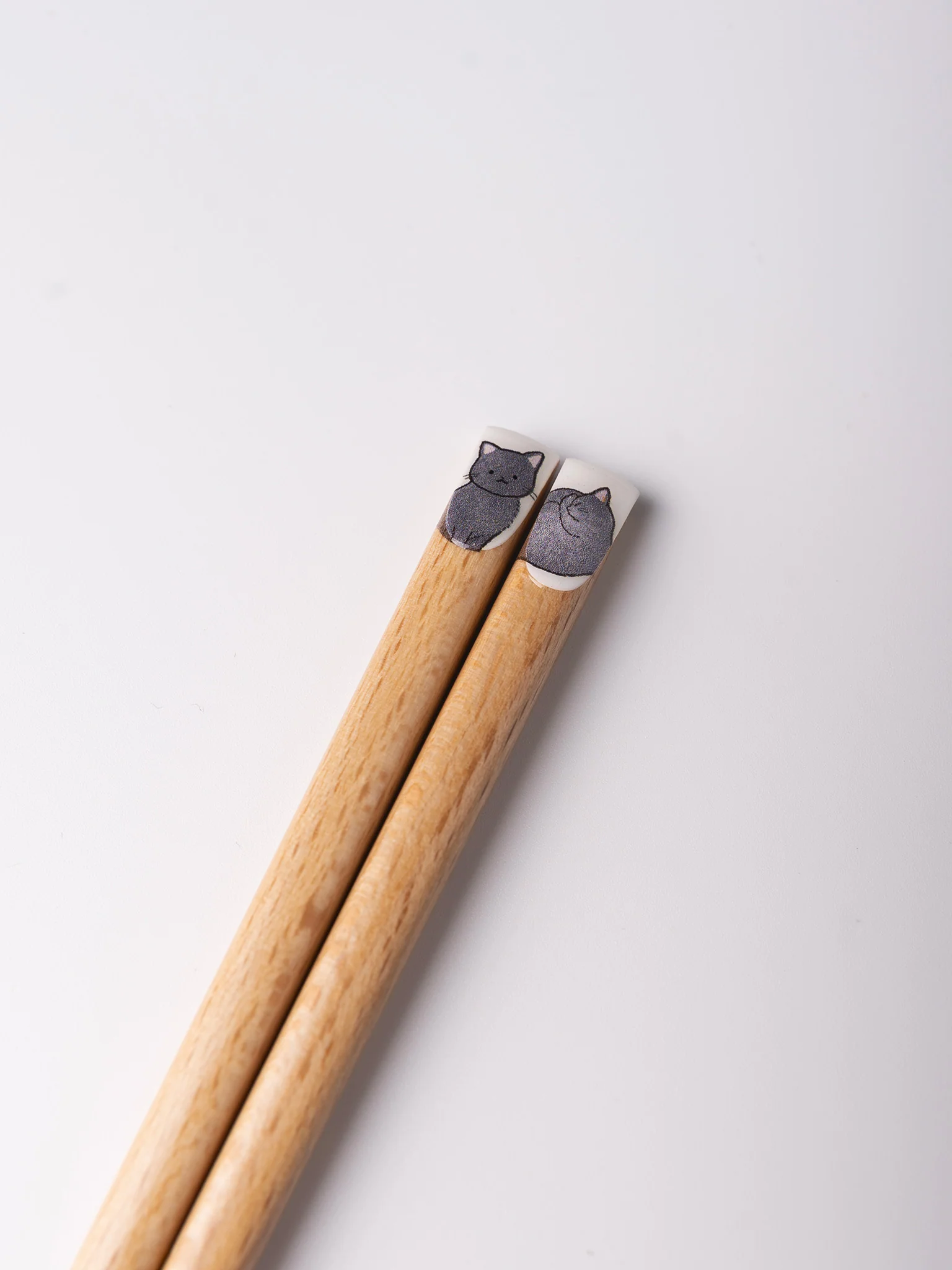 Nyanmonite Cat Chopsticks - Black - Image 2
