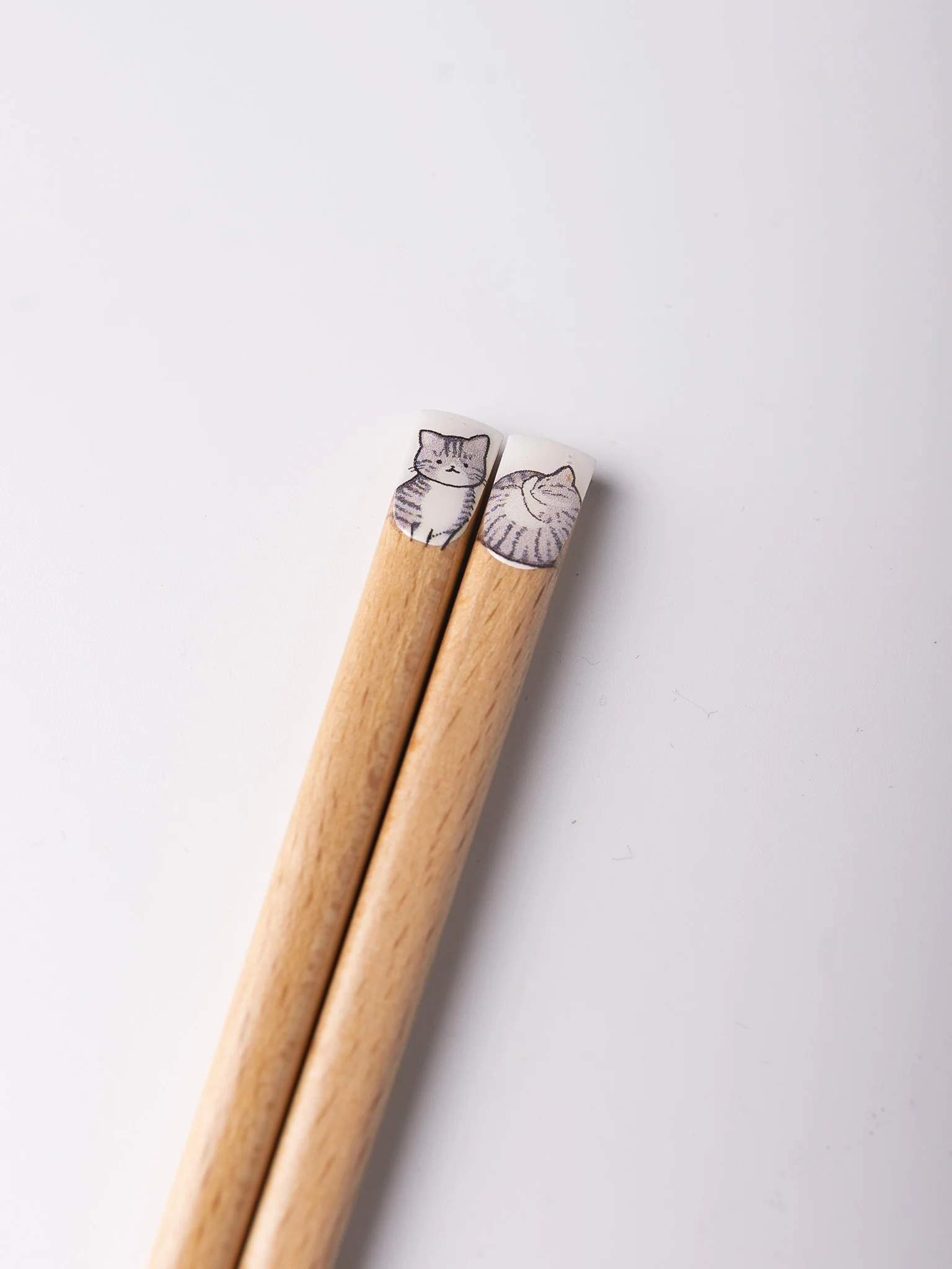 Nyanmonite Cat Chopsticks - Grey Tabby - Image 2
