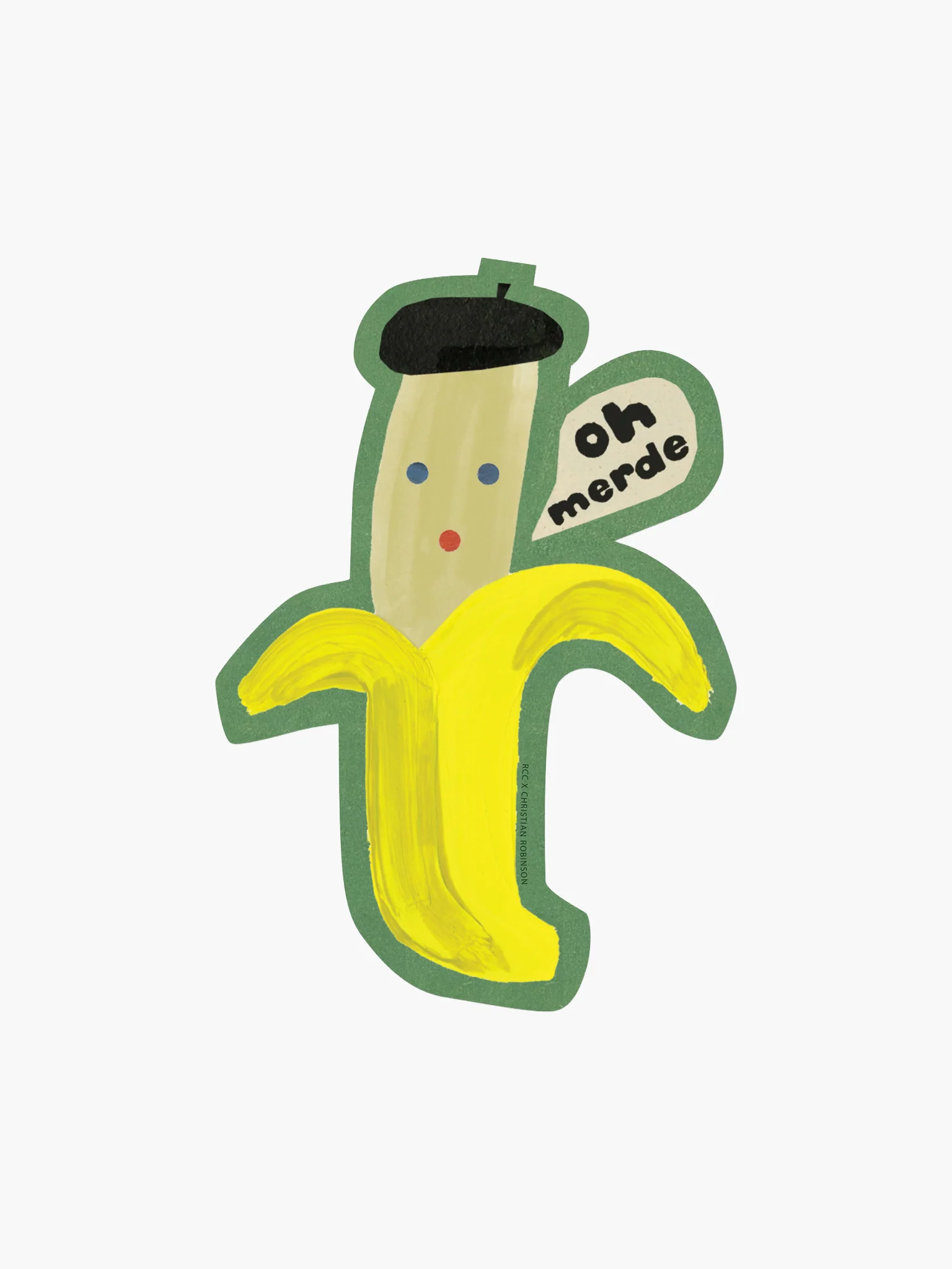 Oh Merde Sticker