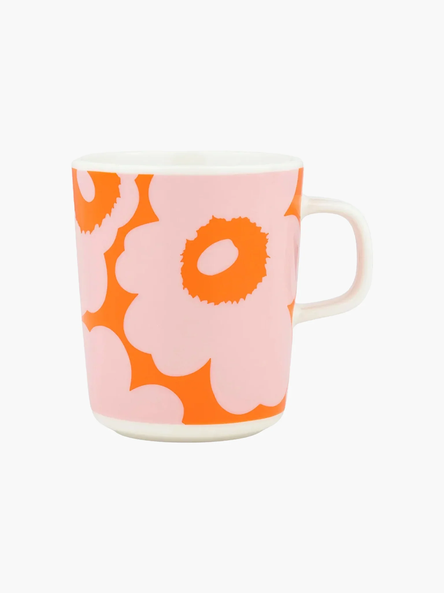 Oiva / Juhla Unikko Mug - Pink & Orange (250ml)