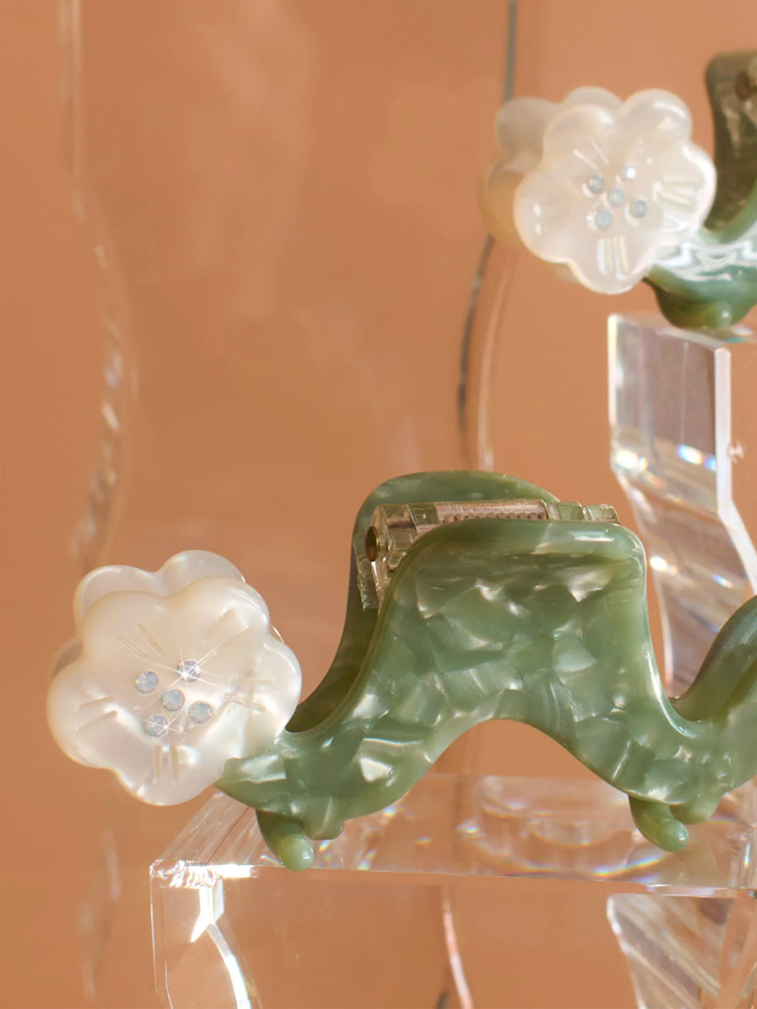 Orange Blossom Claw (White Flower) - Image 4