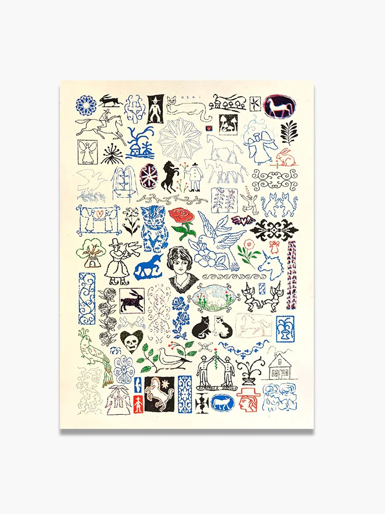 Oski Flash by Oski - Risograph Print (A3)